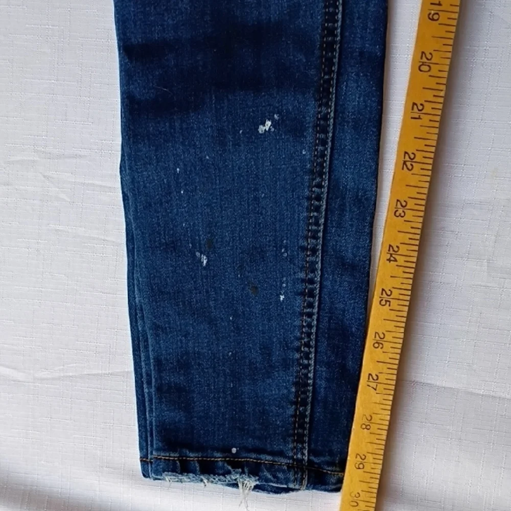 DSQUARED2 Men's Distressed Patches Blue Jeans Size EU 48